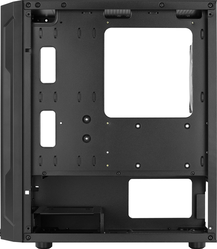 Aerocool Trinity Mini v2 Micro-ATX Gehause, FRGB, Tempered Glass - schwarz Datora korpuss