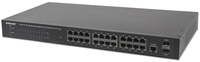 Intellinet Gigabit Switch 24x 10/100/1000 2x SFP PoE/PoE+ 240W web-managed komutators