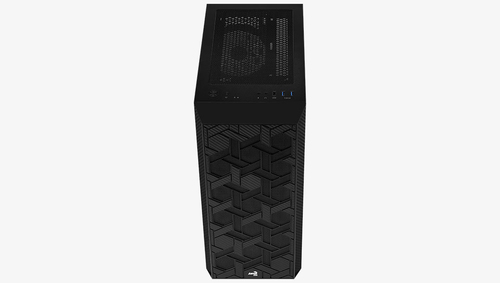 Aerocool Hive v1 Midi-Tower, Tempered Glass - schwarz Datora korpuss