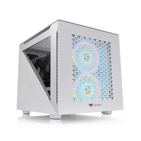 Thermaltake Divider 200 TG Air Snow - Micro case - micro ATX - ohne Netzteil (PS/2) - weiß - USB/Audio 4713227528672 Datora korpuss