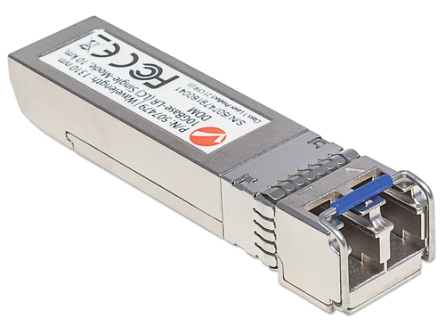 Intellinet transceiver MiniGBIC/SFP+ 10GBase-LR (LC), Single-Mode, 1310nm, 10km komutators