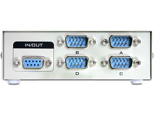 D-Sub9 Switch Delock 4 Input -> 1 Output komutators