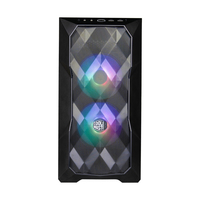 Cooler Master TD300 Mesh, Micro-ATX Gehause, ARGB, Tempered Glass - schwarz Datora korpuss