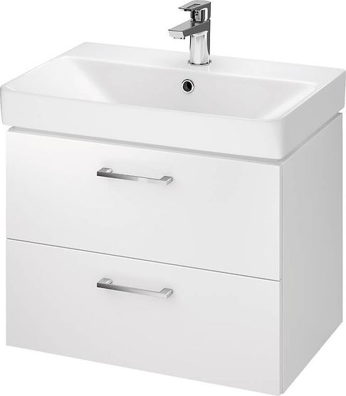 Cersanit S801-318-DSM cabinet with a washbasin SET B279 LARA MILLE 60 SLIM WHITE DSM (CABINET, SINK) // CER.LARA / MILLE-SET-SLIM-60-WHITE