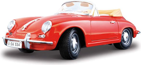 BBURAGO Porsche 356B Cabriolet 1961 Rotaļu auto un modeļi