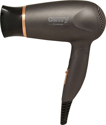 Camry Hair Dryer CR 2261 1400 W, Number of temperature settings 2, Metallic Grey/Gold Matu fēns