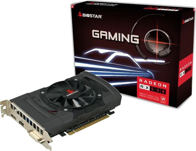 Biostar Radeon RX550 AMD Radeon RX 550 4 GB GDDR5 video karte