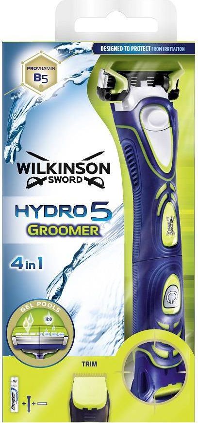 Wilkinson  Hydro 5 Groomer maszynka do golenia z wymiennymi ostrzami dla mezczyzn 1szt 4027800138609 (4027800138609) vīriešu skuvekļu piederumi
