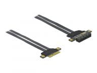 DeLOCK Riser Card PCIe x4> x4 with flexible cable 30cm aksesuārs datorkorpusiem