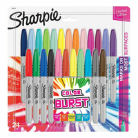 Permanent Marker Set Sharpie Fine Color Burst - 24 Colors