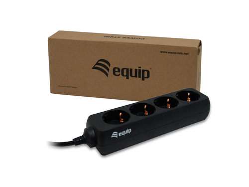 Equip power strip 4 sockets for UPS system IEC connector elektrības pagarinātājs