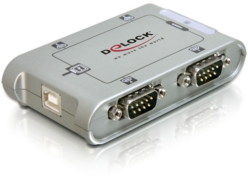 Delock Converter 4-Port Seriel USB centrmezgli