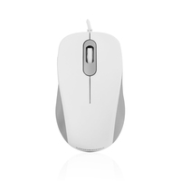 MODECOM Optical Mouse Silent M10S  White Datora pele