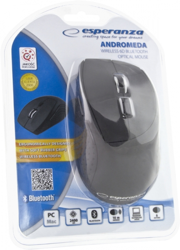 ESPERANZA EM123K bluetooth | DPI 1000/1600/2400 | 6 buttons Datora pele