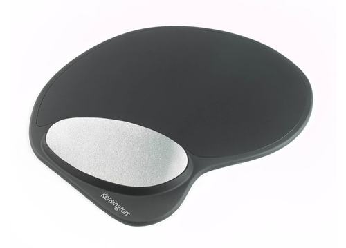 Kensington Memory Gel Mouse Pad with Integral Wrist Rest Black 62404 peles paliknis