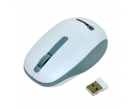 MSONIC Wireless optical mouse MX707W 3D, 1000DPI, 2.4GHz, white-grey Datora pele