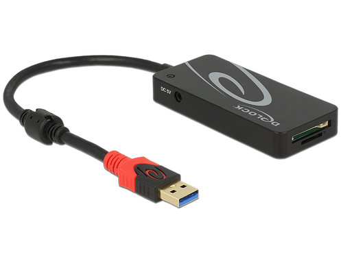 USB-HUB Delock USB3.1 TypA -> 3x USB3.0 TypA +2x Slot SD USB centrmezgli