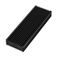 LogiLink Geh.  (M.2 PCIe NVMe) USB 3.2 Black  ALU cietā diska korpuss