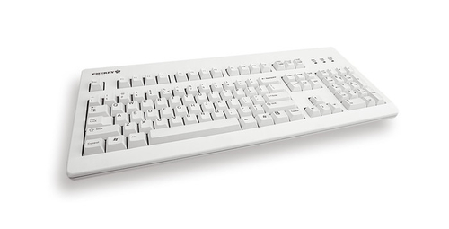 CHERRY G80-3000 USB + PS/2 QWERTZ Deutsch Grau Tastatur (G80-3000LSCDE-0) klaviatūra