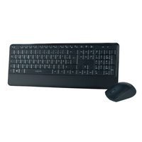 LogiLink Tastatur Maus Kombination Funk 2.4 GHz schwarz klaviatūra