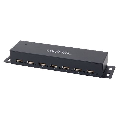 LogiLink  USB-HUB 7-Port USB2.0 USB centrmezgli