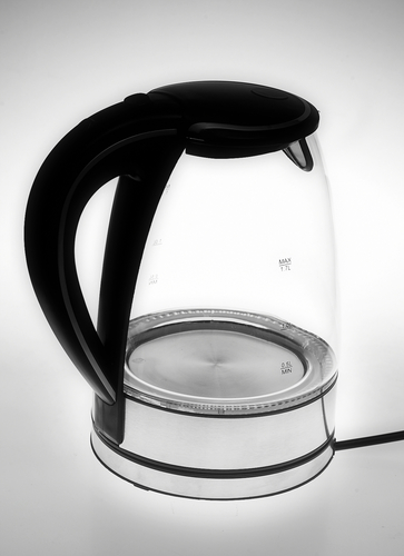 Adler AD 1225 electric kettle 1.7 L Black,Stainless steel,Transparent 2200 W Elektriskā Tējkanna