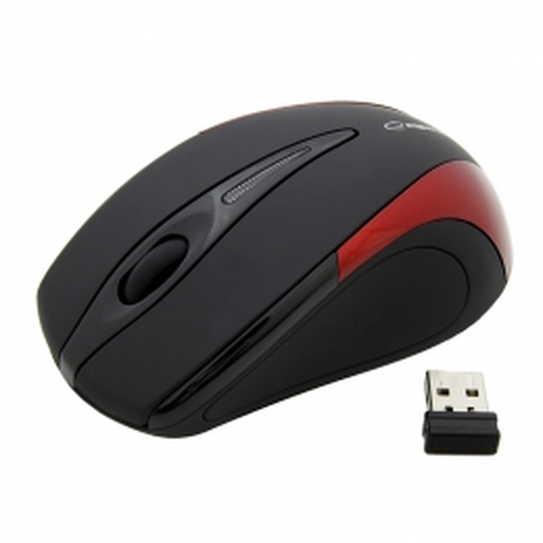 Esperanza Wireless Mouse Optical EM101R USB|NANO Output 2,4 GHz| red Datora pele