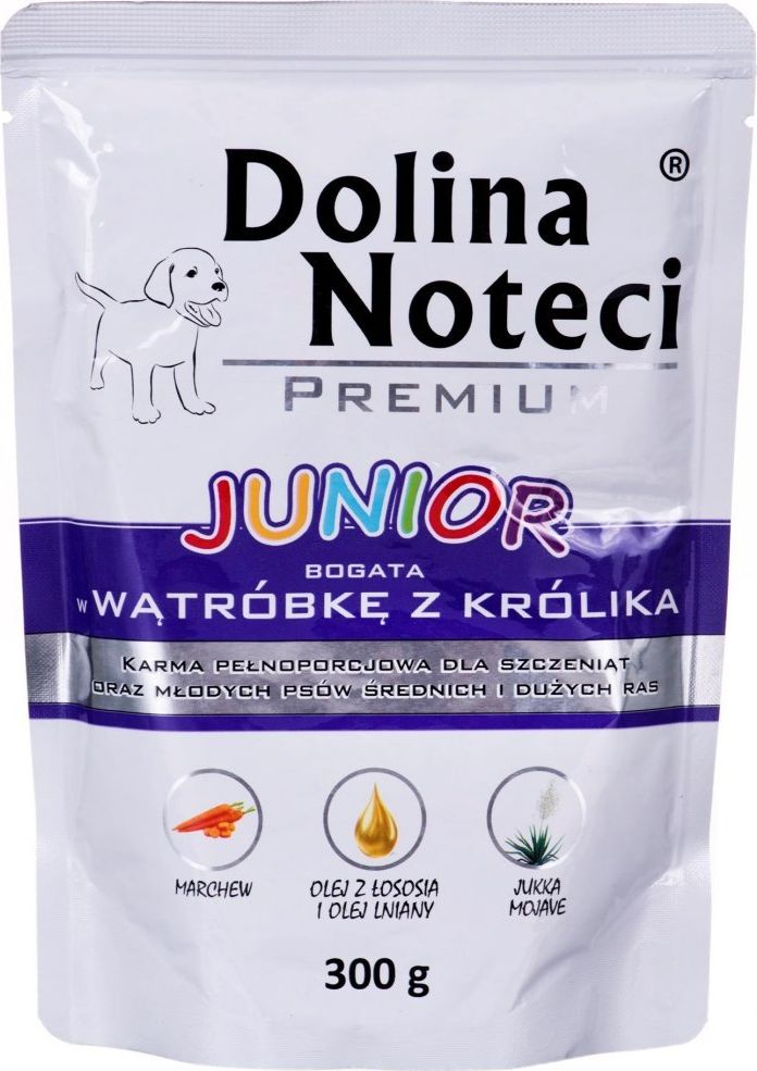 Dolina Noteci DNP JUNIOR DOYPAK WATROB. Z KROL. 300g 7070 barība suņiem