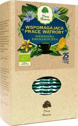 Dary Natury Herbatka Wspomagajaca Prace Watroby Bio (25 x 1,5 g) - Dary Natury 5902741001221 (5902741001221) piederumi kafijas automātiem