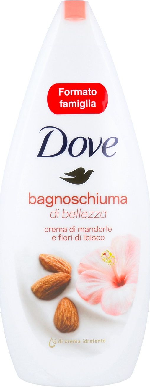 Dove  Caring Bath Almond Cream With Hibiscus Pianka do kapieli 700ml 117704 (8720181047053)