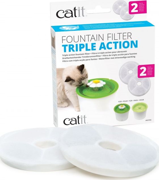 Catit Filters for CatIt fountains, 2 pcs / pack piederumi kaķiem