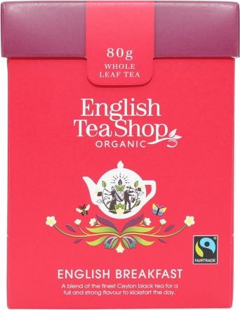 English Tea English Tea Shop, Herbata sypana, English Breakfast, 80 g ETS00055 (680275060055) piederumi kafijas automātiem