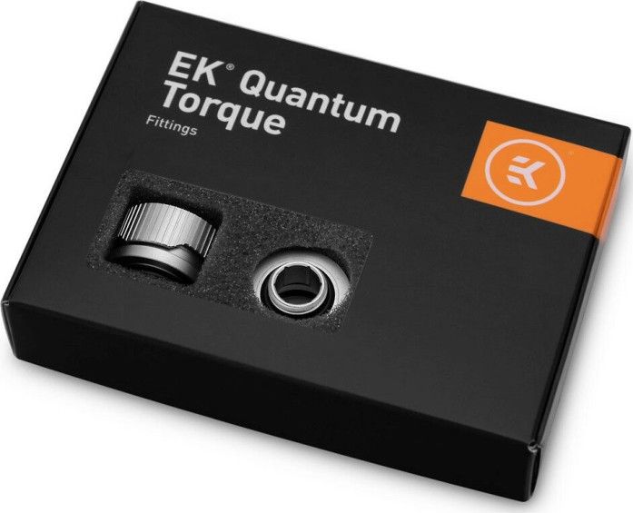 EK Water Blocks EK-Quantum Torque HTC 16 - 6er-Pack, Satin Titan ūdens dzesēšanas sistēmas piederumi