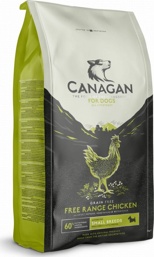 Canagan Pies small breed free- range chicken 2 kg VAT017908 (5029040011352) barība suņiem