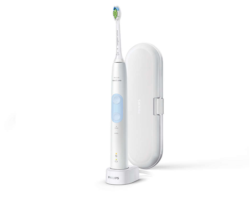 PHILIPS ProtectiveClean 4500 Sonic elektriskā zobu birste (balta) HX6839/28 mutes higiēnai