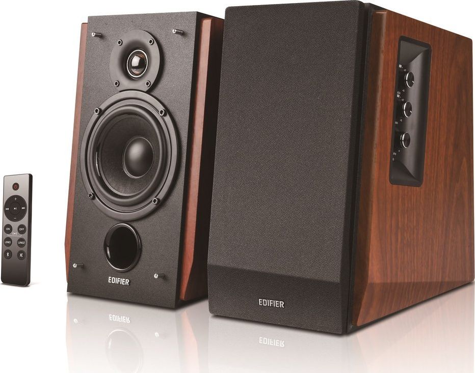 Edifier Active Bluetooth Bookshelf Speakers R1700BTS Brown, Bluetooth, Wireless connection datoru skaļruņi