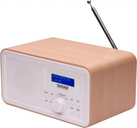 Denver DAB-30 light wood radio, radiopulksteņi