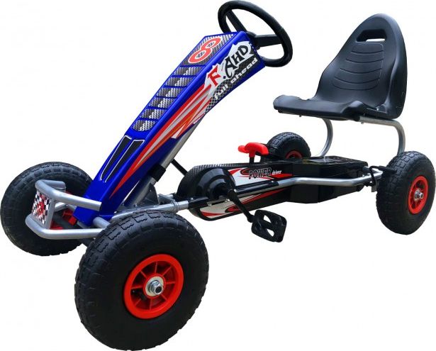 Enero Gokart sportowy Enero 14 niebieski 1010830 (5902431010830)