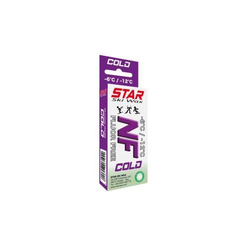 Star Ski Wax NF Cold -6/-12°C Fluor Free Wax 60g 8020617061944 (8020617061944) tīrīšanas līdzeklis