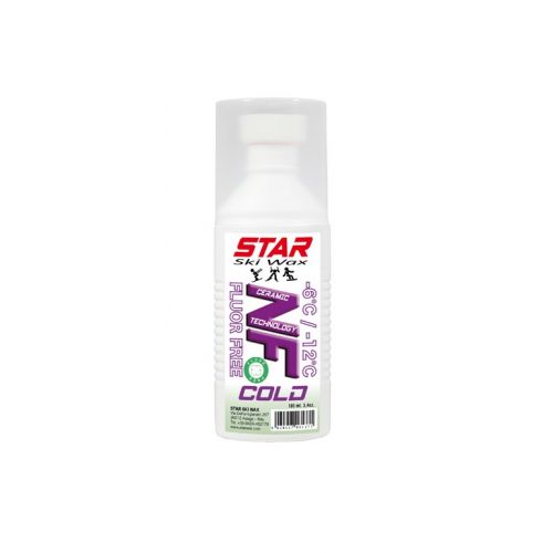Star Ski Wax NF Cold -6/-12°C Fluor Free Sponge Liquid 100ml 8020617061371 (8020617061371) tīrīšanas līdzeklis