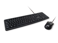 Equip Kabelgebundene Kombi Keyboard+Mouse, schwarz, spanisch klaviatūra