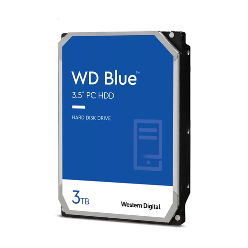 WD Blue 3TB SATA 6Gb/s HDD Desktop cietais disks