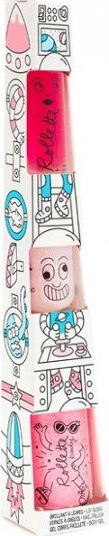 Nailmatic NAILMATIC_SET Kids Dream Rocket zestaw do makijazu dla dzieci 3szt. 3760229890314 (3760229890314) aksesuāri bērniem