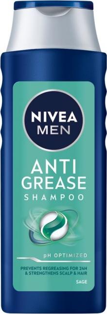 Nivea NIVEA_Men Anti Grease Shampoo szampon dla mezczyzn do wlosow przetluszczajacych sie 400ml 9005800352992 (9005800352992) Matu šampūns