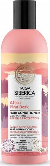 Natura Siberica SIBERICA PROFESSIONAL_Taiga Natural Hair Conditioner Repait and Protection odbudowujaco-ochronna odzywka do wlosow Altai Pin