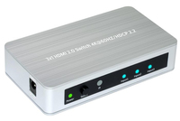 MicroConnect HDMI 2.0 Switch 3 to 1 way Supporting 4K 60Hz / HDCP2.2.  5704174048718