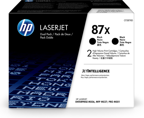 HP 87X LaserJet Toner Cartridge Black 2p toneris