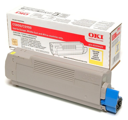 Toner OKI yellow | 5000pgs | C58/59/5550MFP toneris