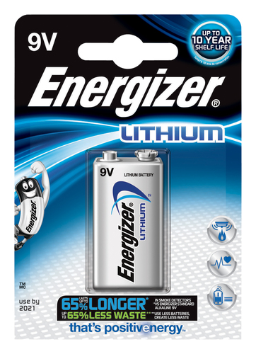 Energizer Litowa 9V Block, 1 art (635236) Baterija