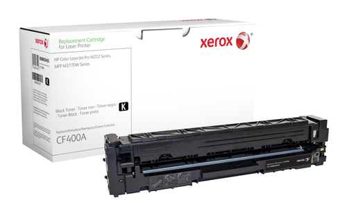 Xerox Tonerpatrone Schwarz. Entspricht HP CF400A. Mit HP Colour LaserJet Pro ... toneris